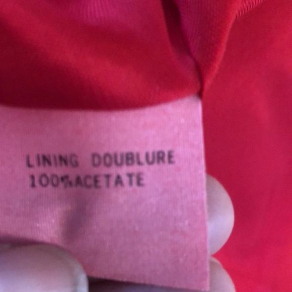 Vintage Marjorie Hamilton red blazer size 16 - Picture 7 of 7